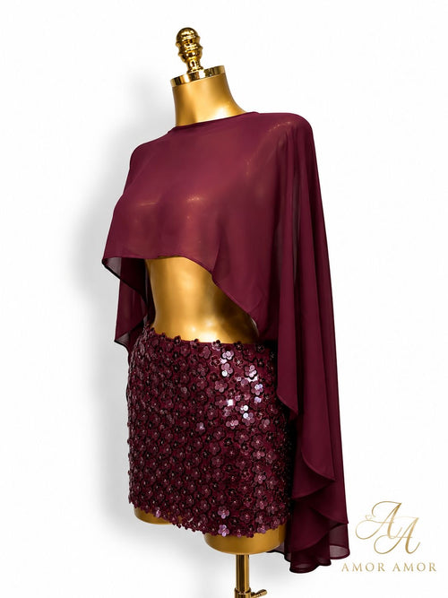 CONJUNTO BORDEAUX