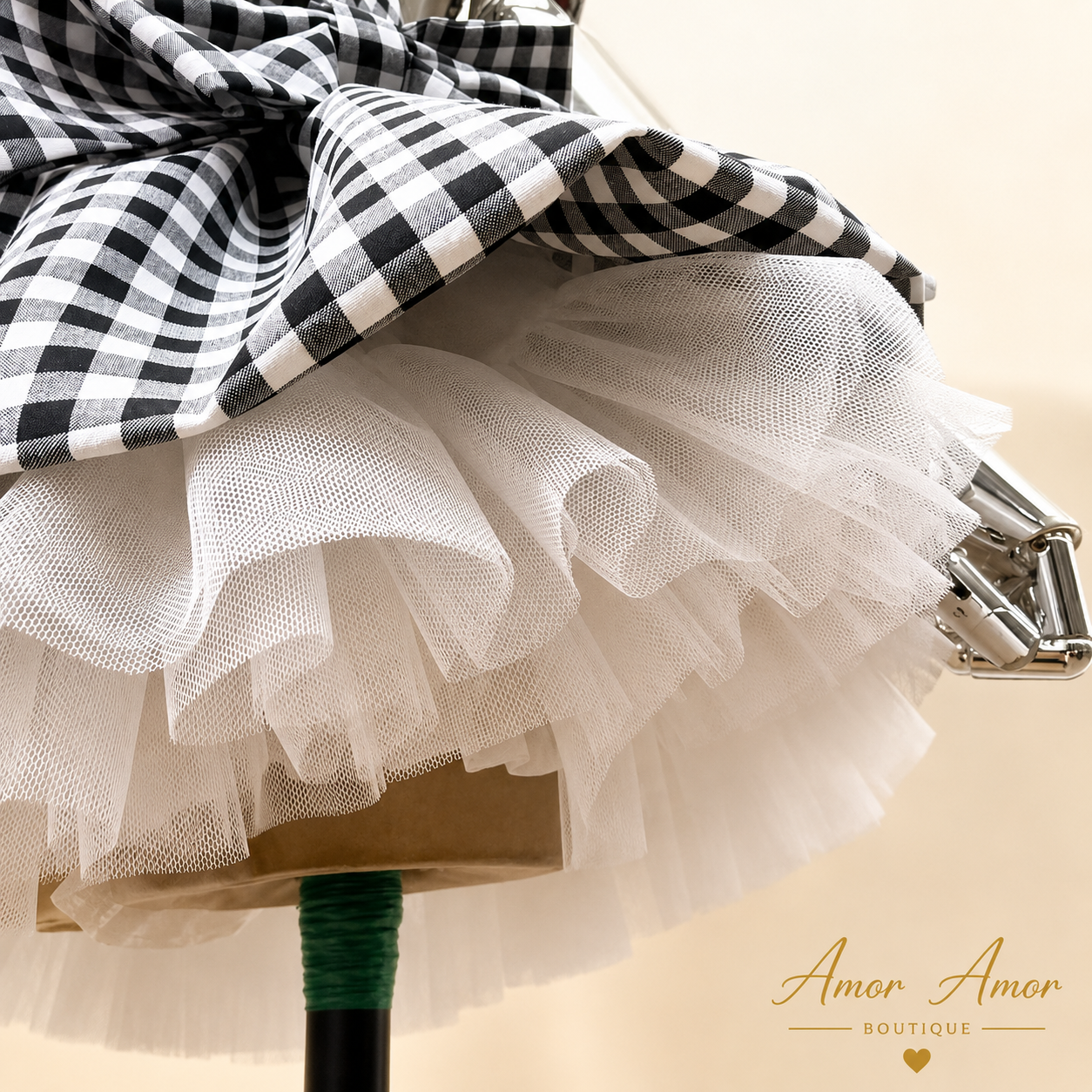 VESTIDO PRINCESA VICHY