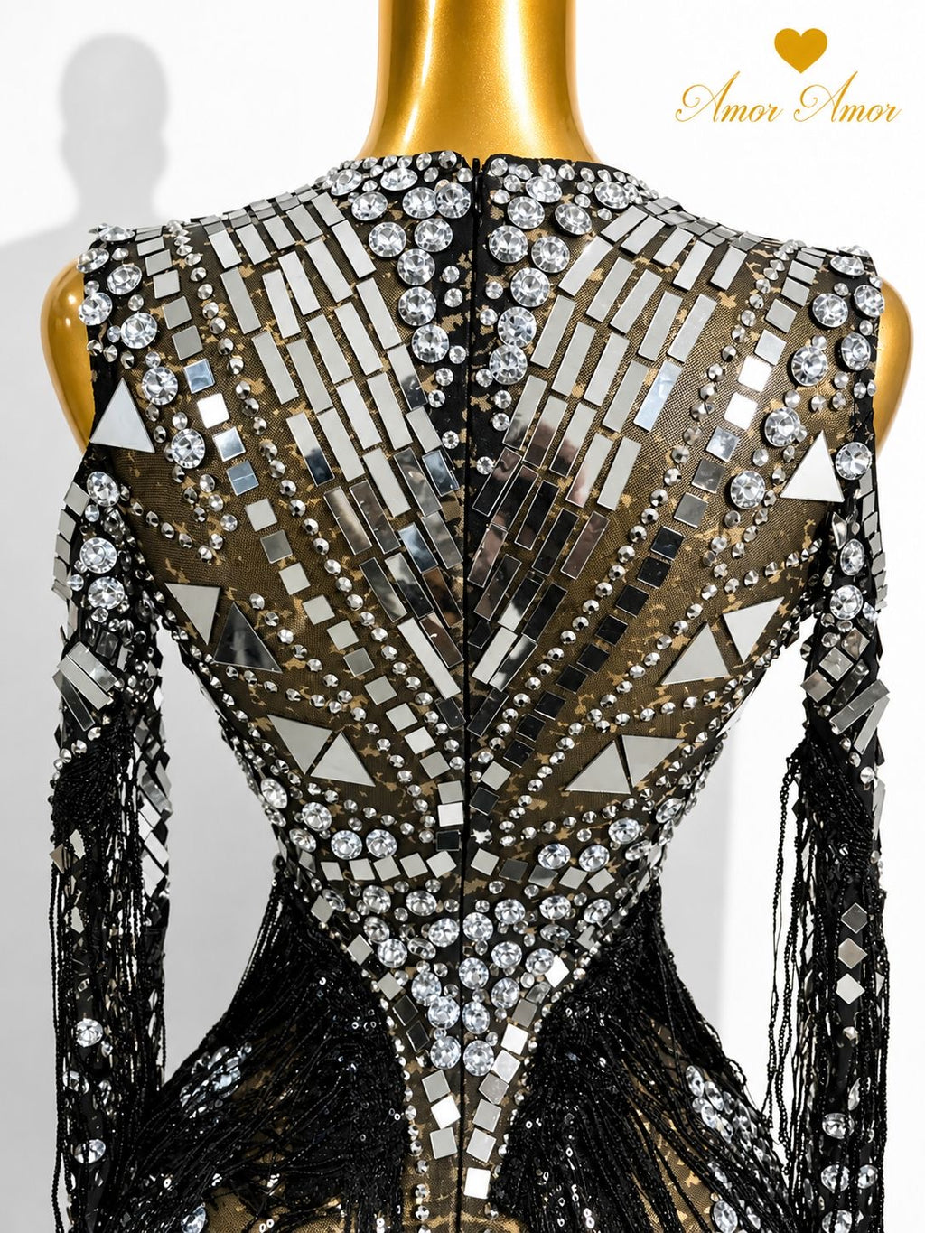 Vestido Silver Crystal