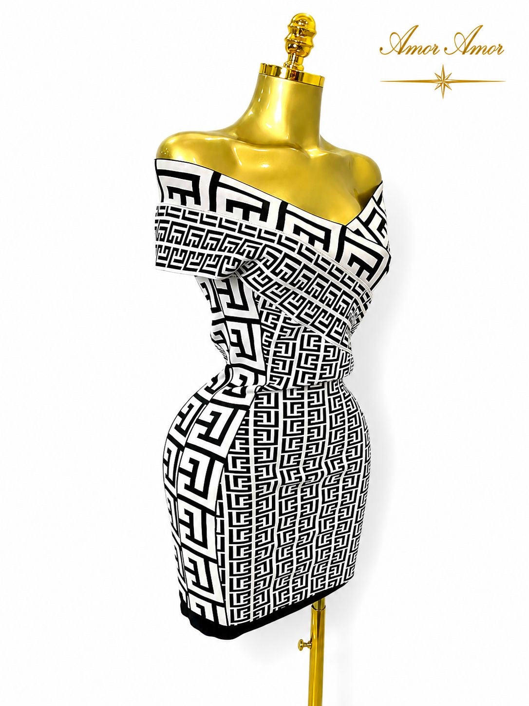 VESTIDO TELA BANDAJE, TELA TIPO FAJA, MANGAS CAÍDAS,  VESTIDO CON ALTA VERSATILIDAD