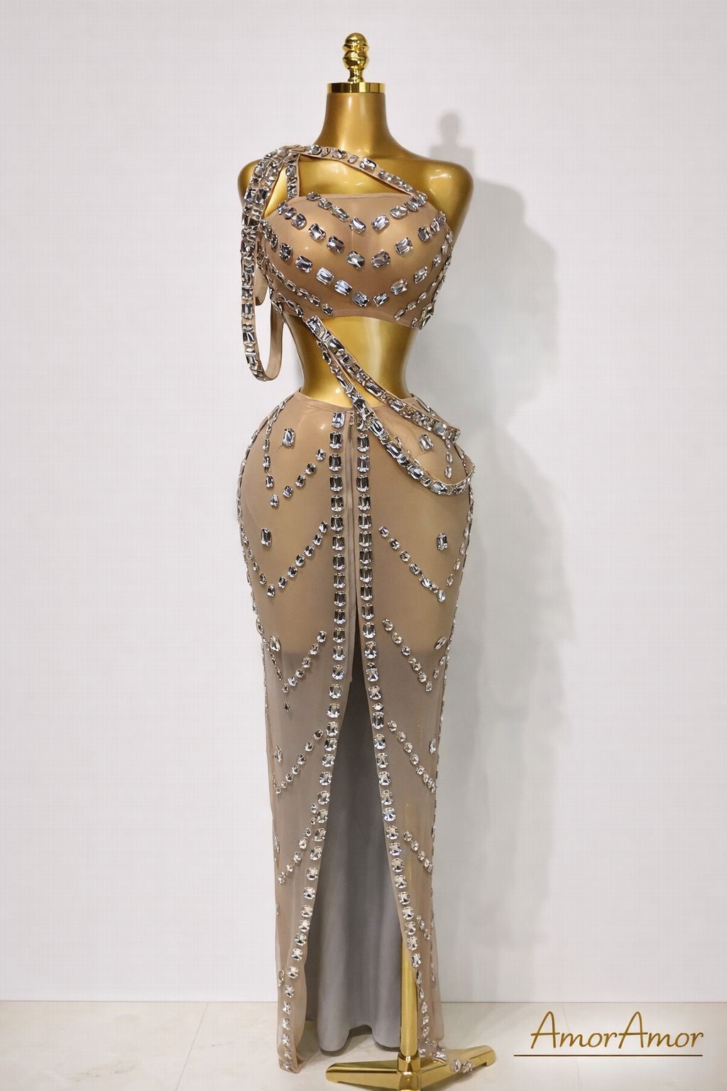 conjunto de dos piezas sin mangas vestidos de fiesta de noche traje para cumpleaños , sesión fotográfica