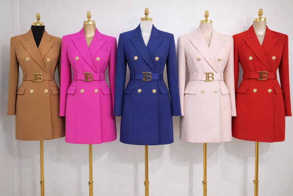 Vestido Blazer Rosé