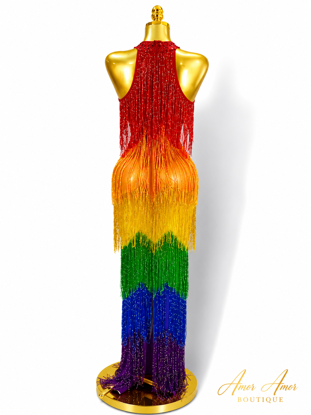 Vestido Arcoíris de Cristal
