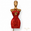 VESTIDO CORAZÓN RUBÍ
