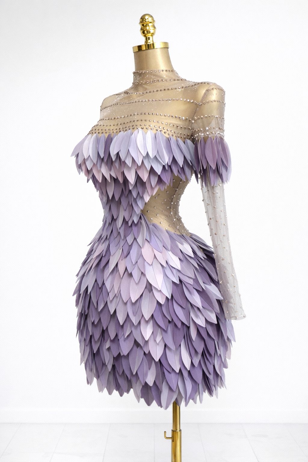 Vestido Lavender Plume