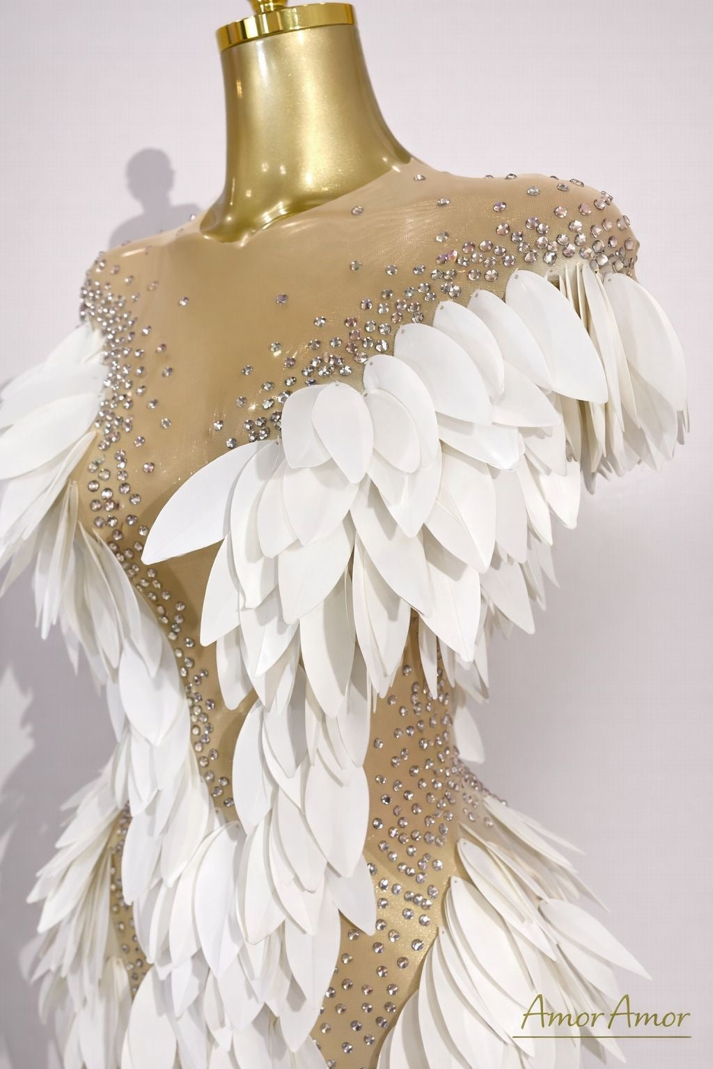 Vestido Hojas Celestiales