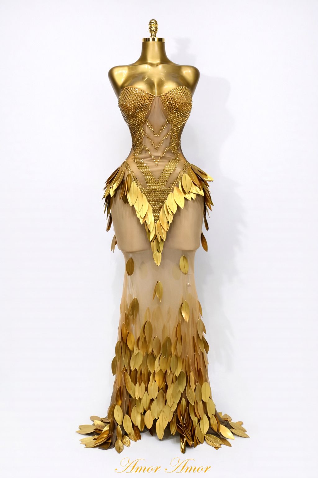 Vestido Golden Goddess