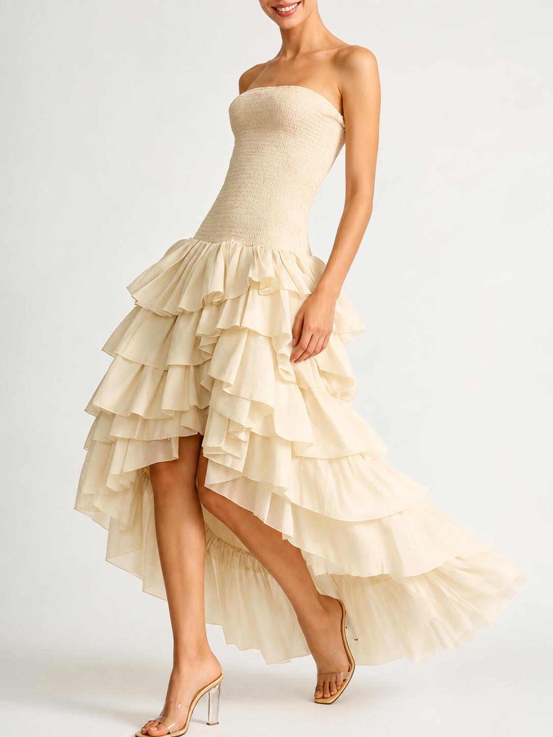 VESTIDO PRINCESA CASCADE