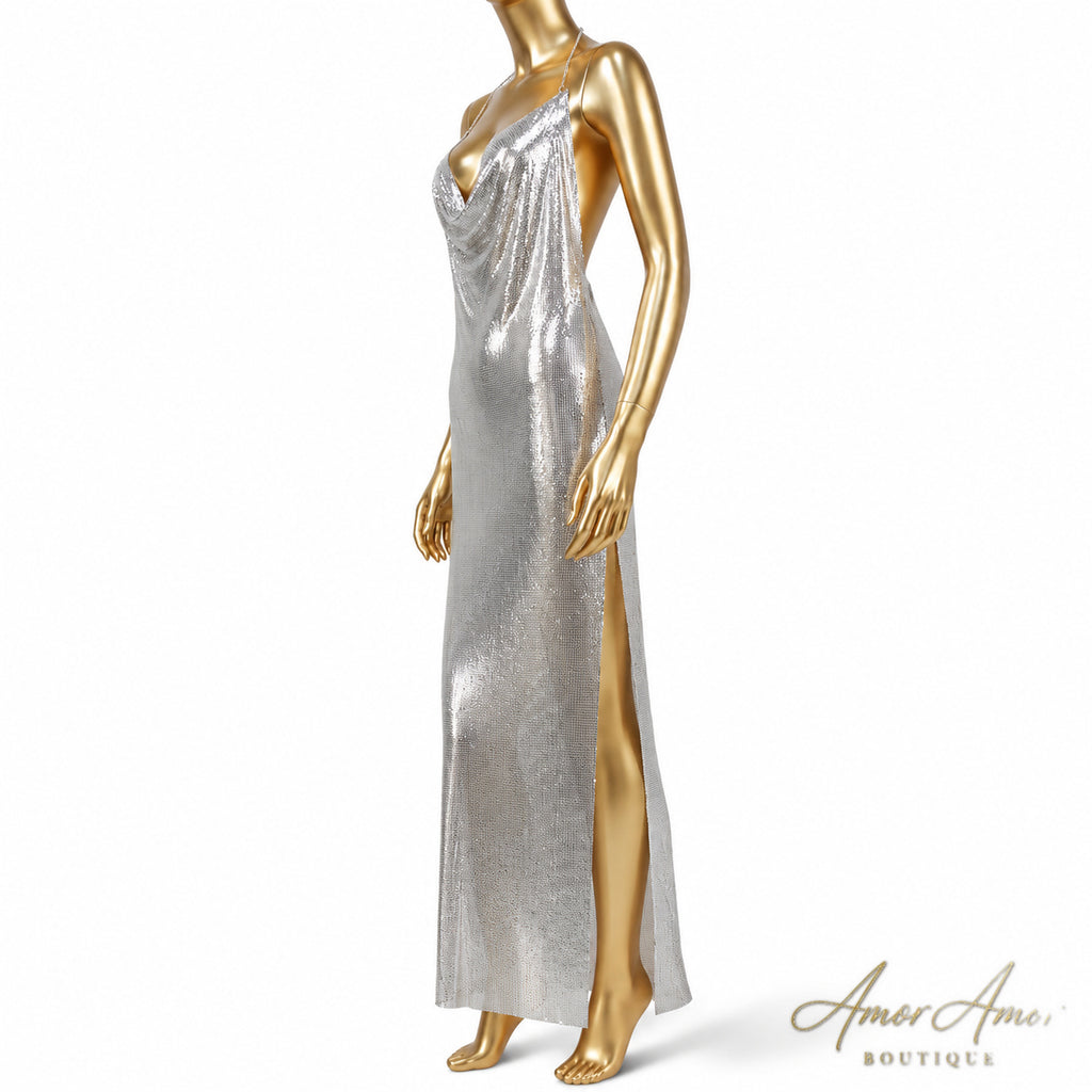 Vestido Silver Éclat