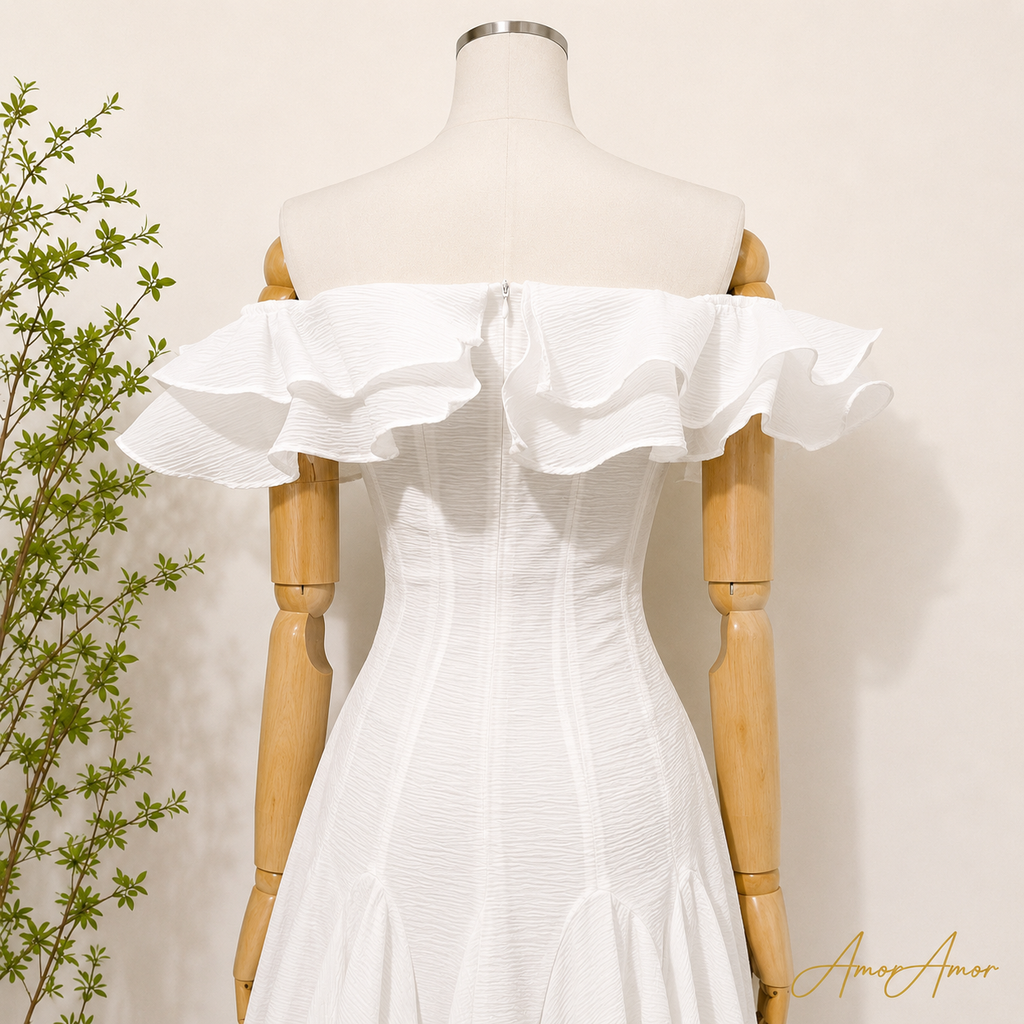 VESTIDO PRINCESA OFF SHOULDER