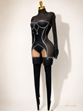 DISFRAZ JUMPSUIT GLAM "BLACK DIAMOND" - EDICIÓN HALLOWEEN