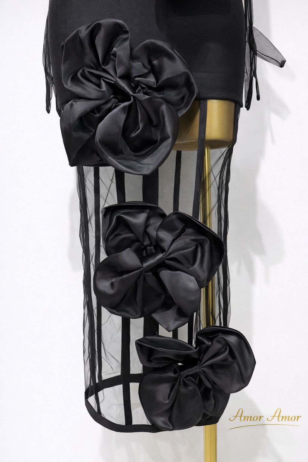 Vestido Bandage Rosé Noir