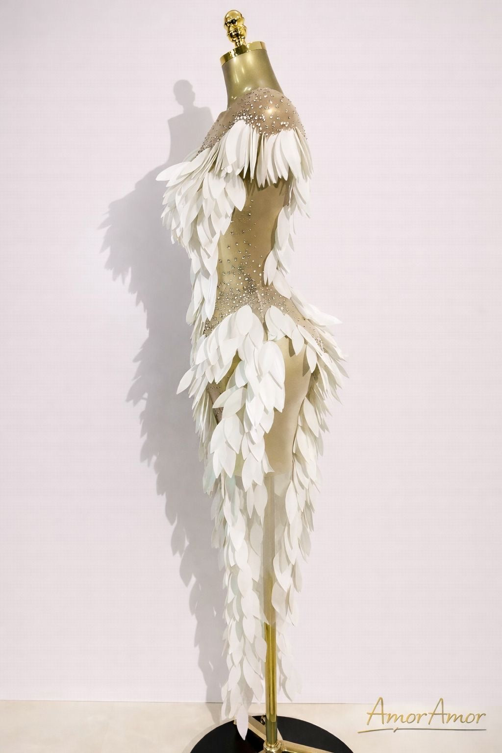 Vestido Hojas Celestiales