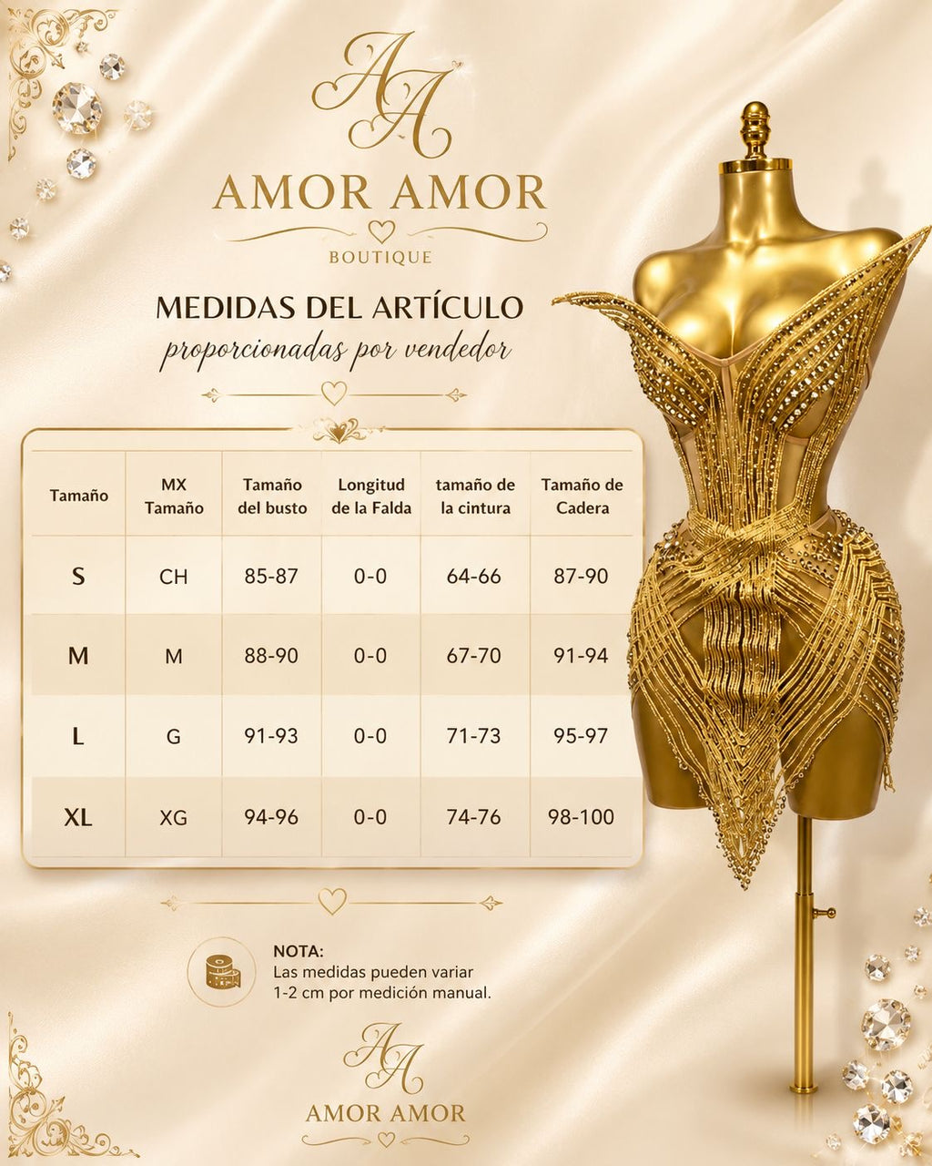 Vestido estilo egipcio sexy,  Dorado, decorado con cristales