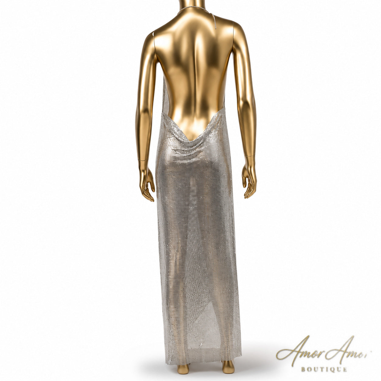 Vestido Silver Éclat