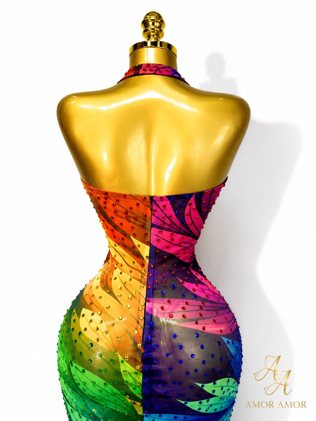 VESTIDO SEXY CUELLO EN V, BRILLANTE CON CRISTALES, TELA ELÁSTICA, SEXY EN CADA PASO