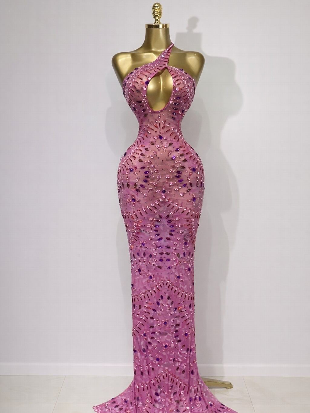 VESTIDO PINK CRYSTAL