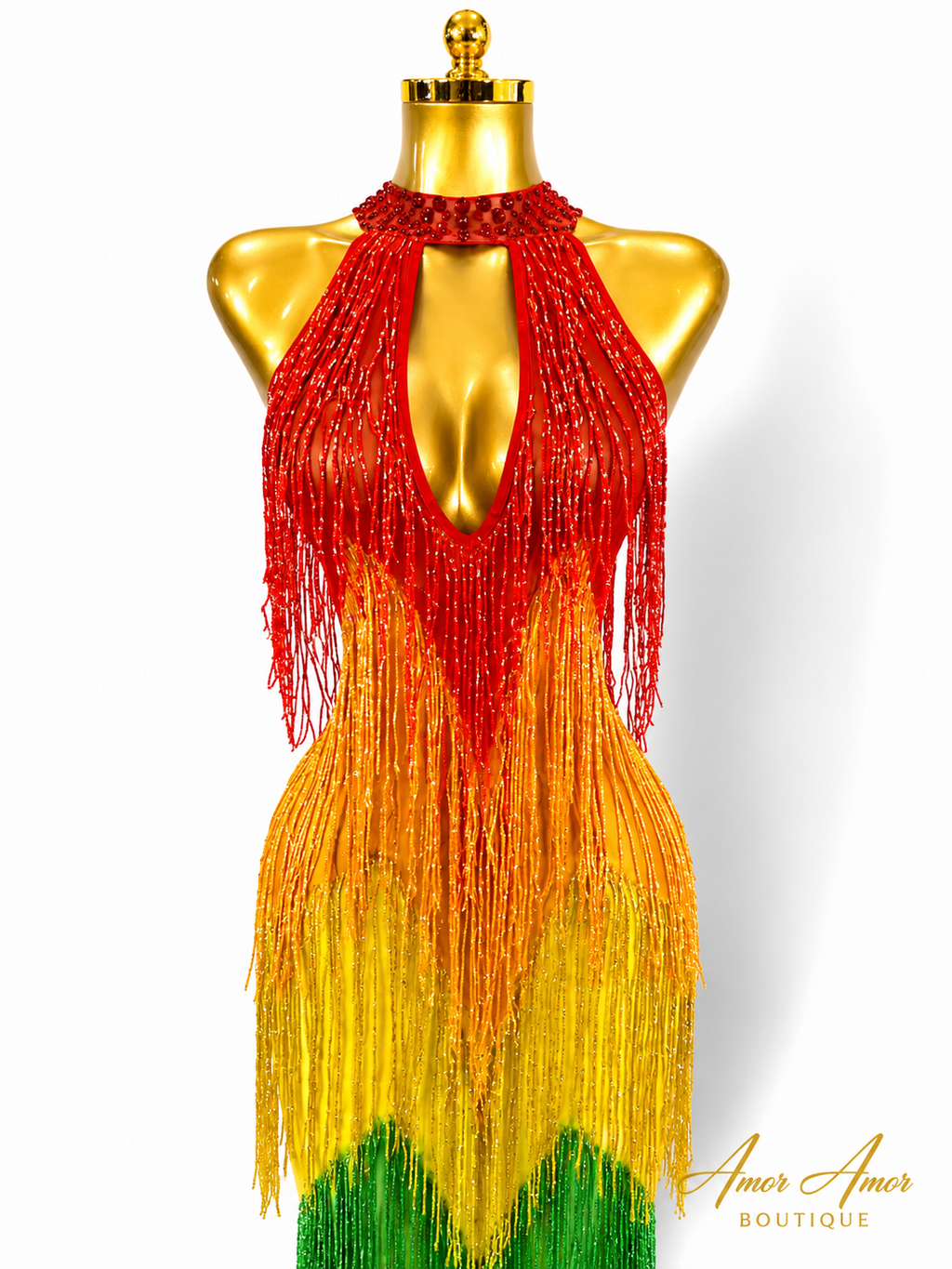 Vestido Arcoíris de Cristal