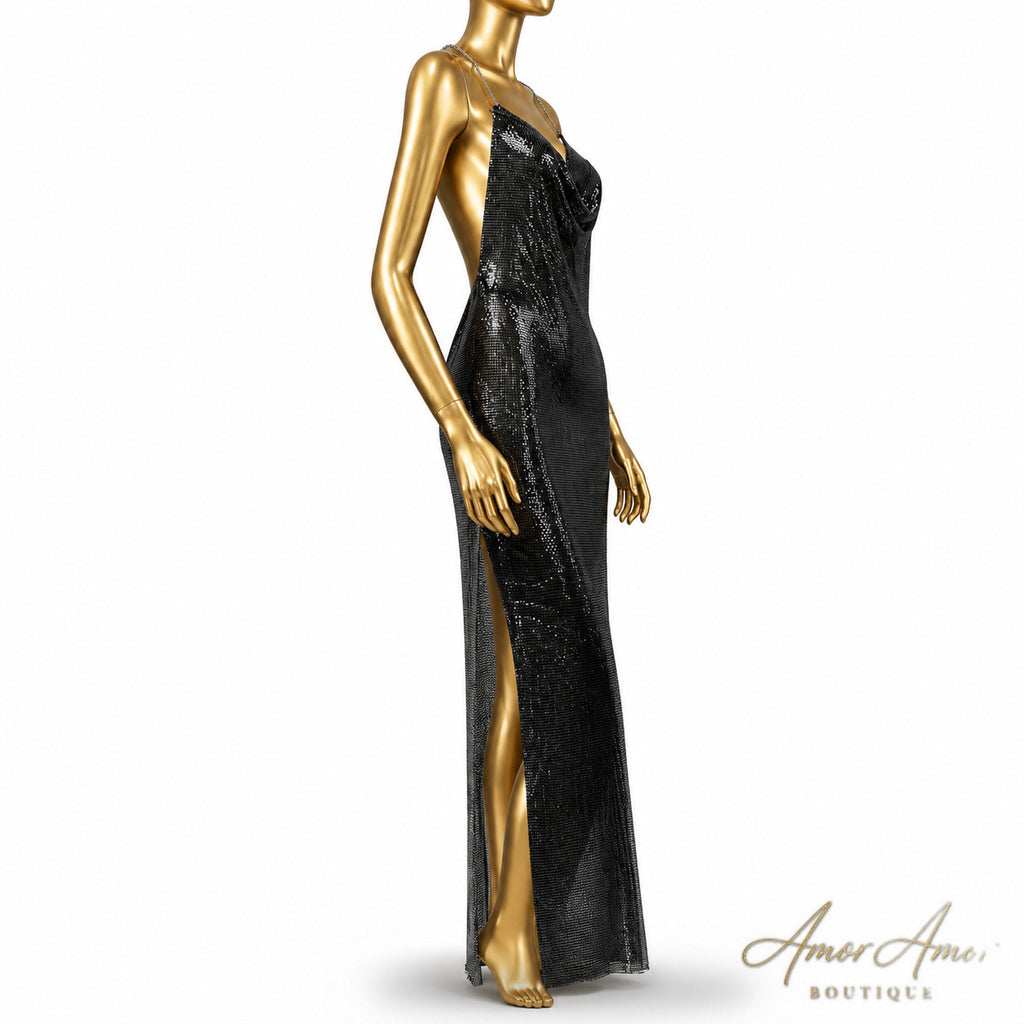 Vestido Silver Éclat
