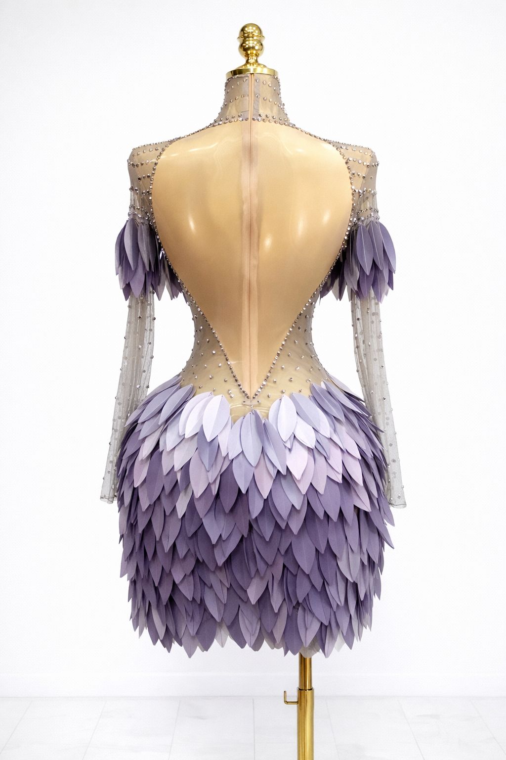 Vestido Lavender Plume