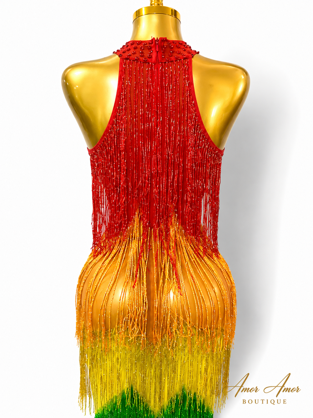 Vestido Arcoíris de Cristal