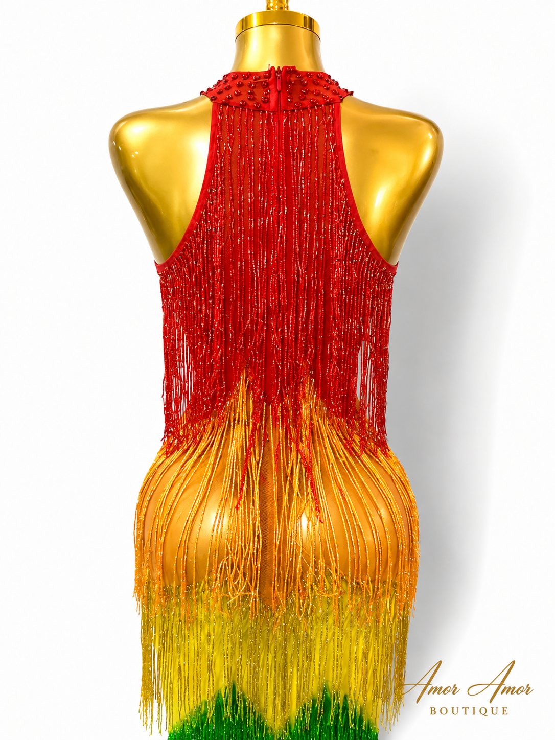 Vestido Arcoíris de Cristal