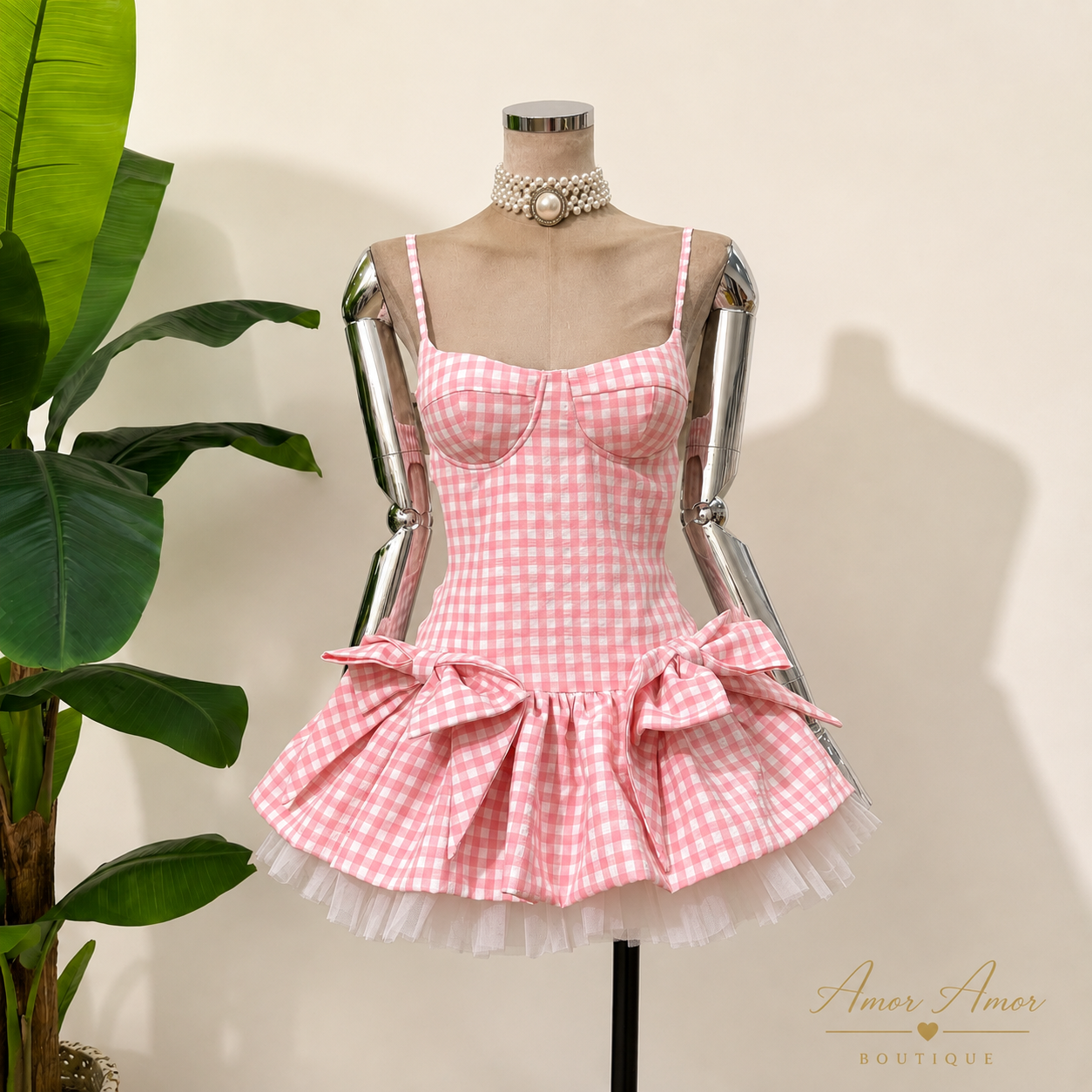 VESTIDO PRINCESA VICHY