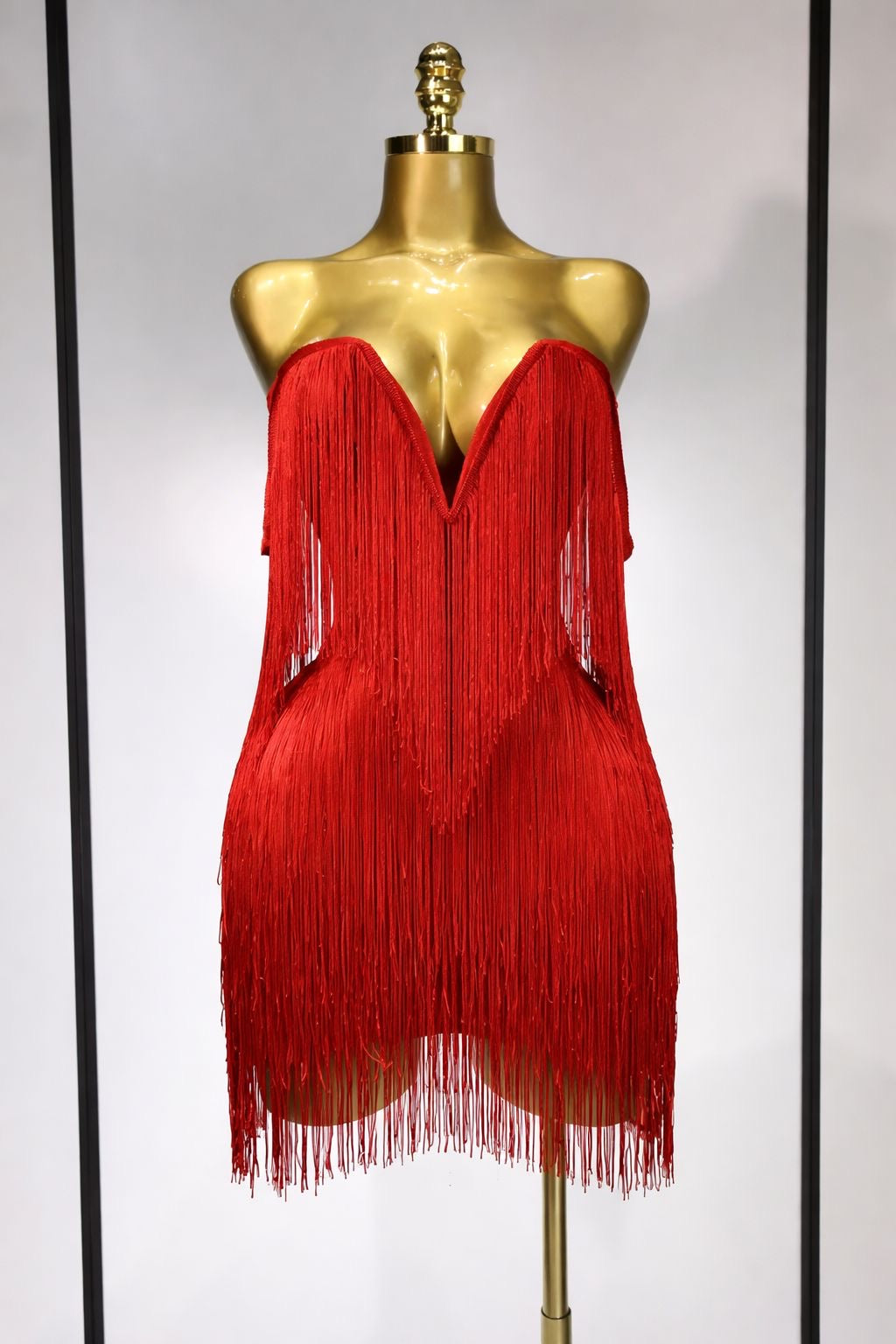 Bandaje vestido flecos