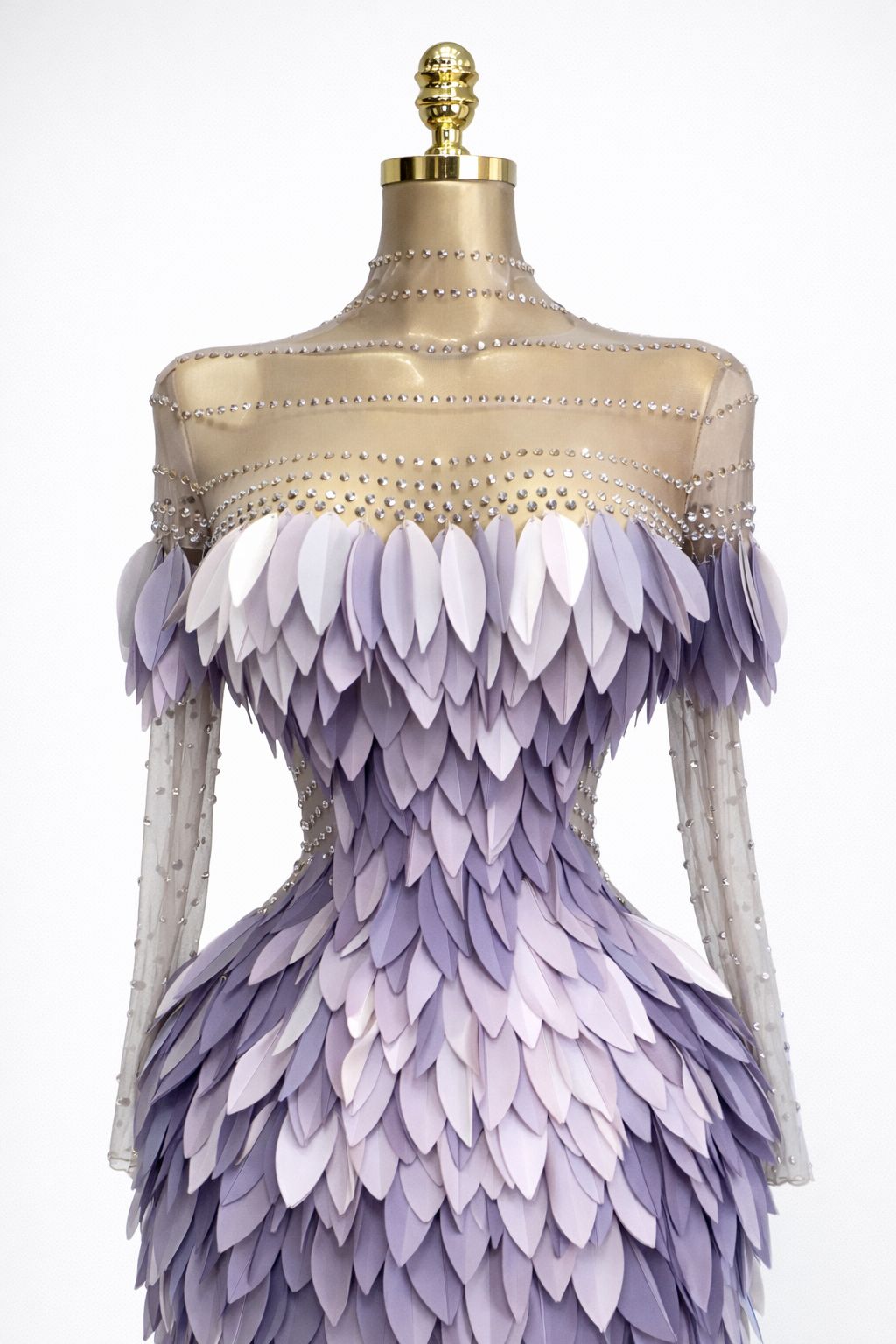 Vestido Lavender Plume