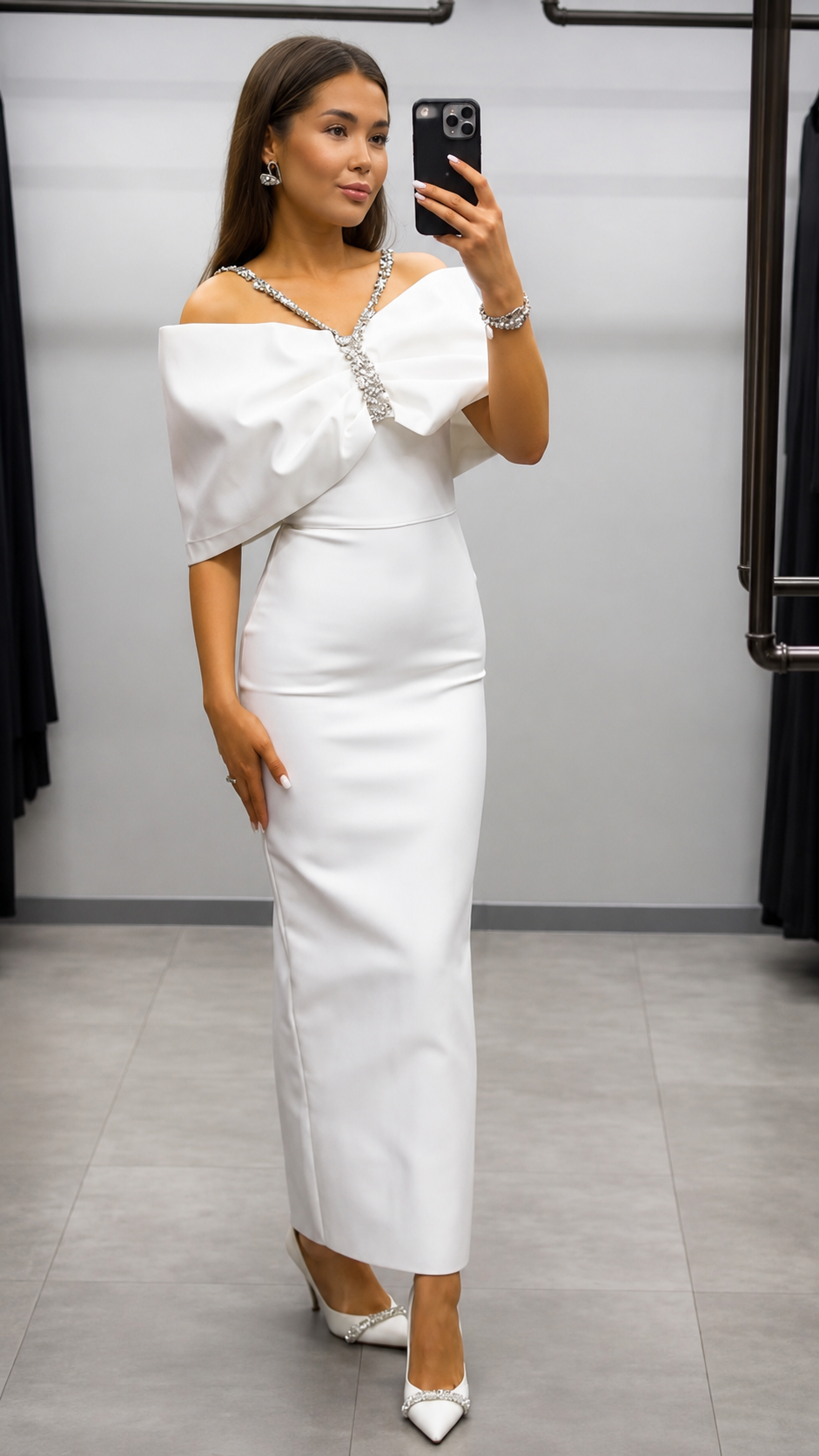 VESTIDO IVORY BANDAJE