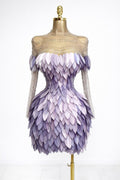 Vestido Lavender Plume