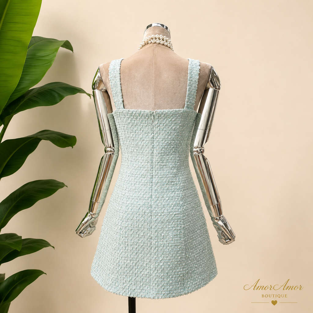 VESTIDO PRINCESA TWEED BOW