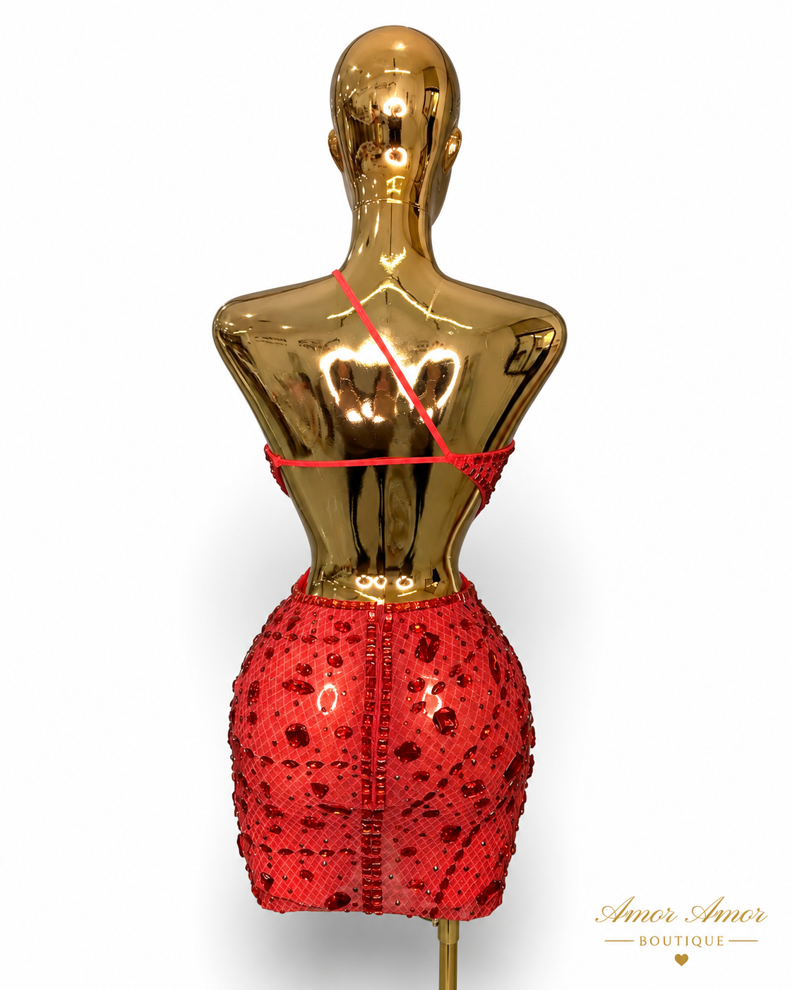 VESTIDO CORAZÓN RUBÍ