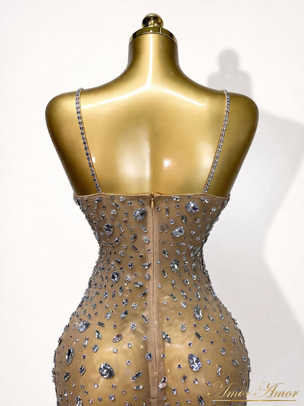 Vestido Crystal Elegance