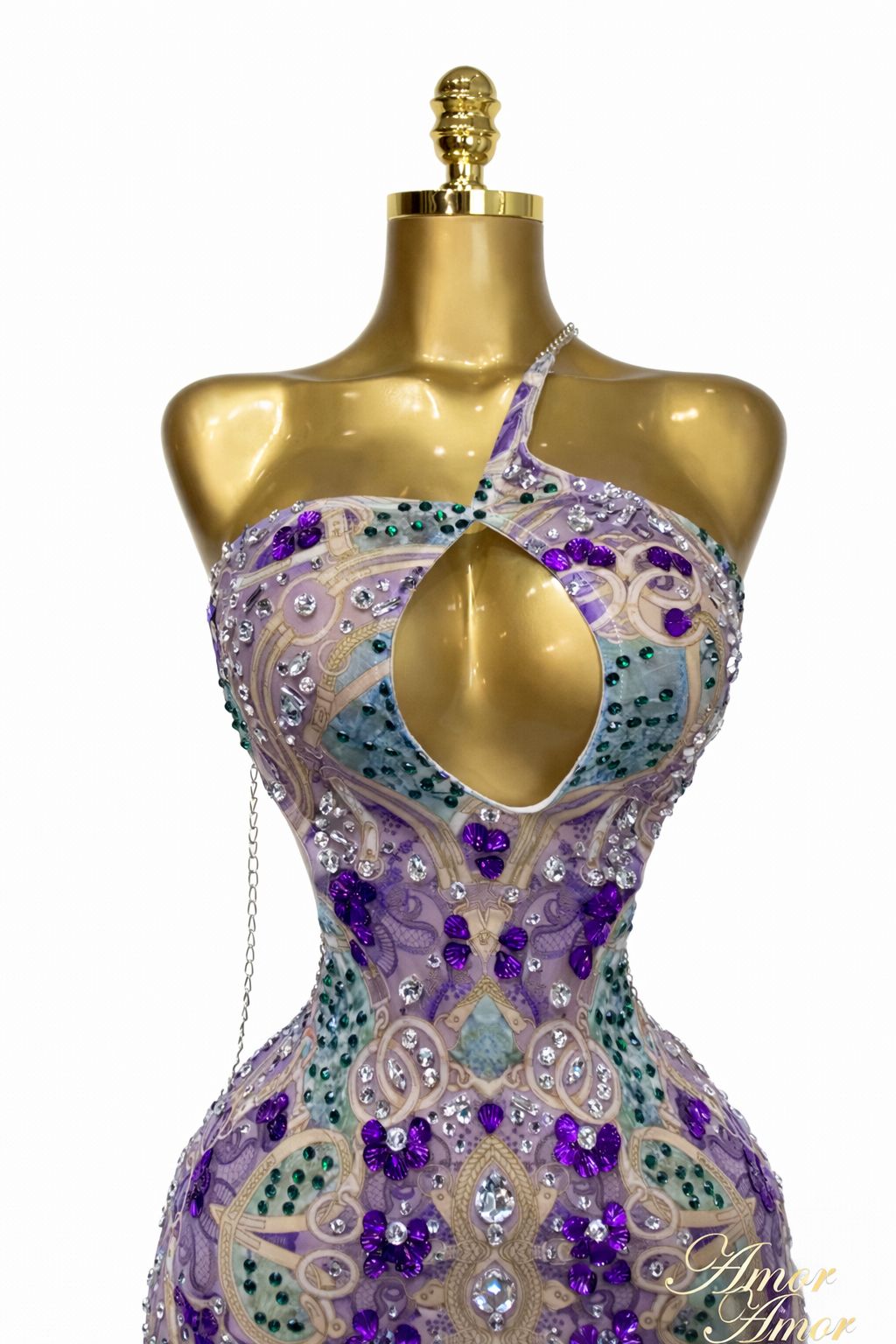 Sprakly-minivestido Sexy de malla strech