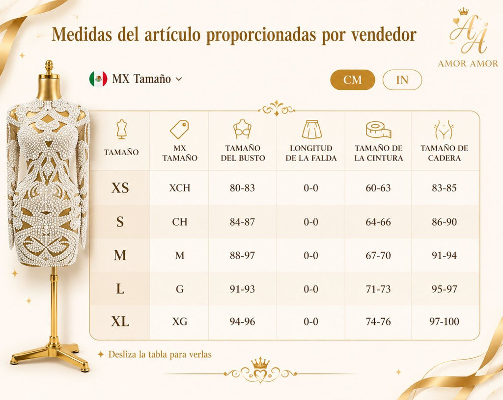 VESTIDO ALTA GAMA, ELEGANTE CON DISEÑO DE PERLAS, M/L , 
TELA ELÁSTICA
