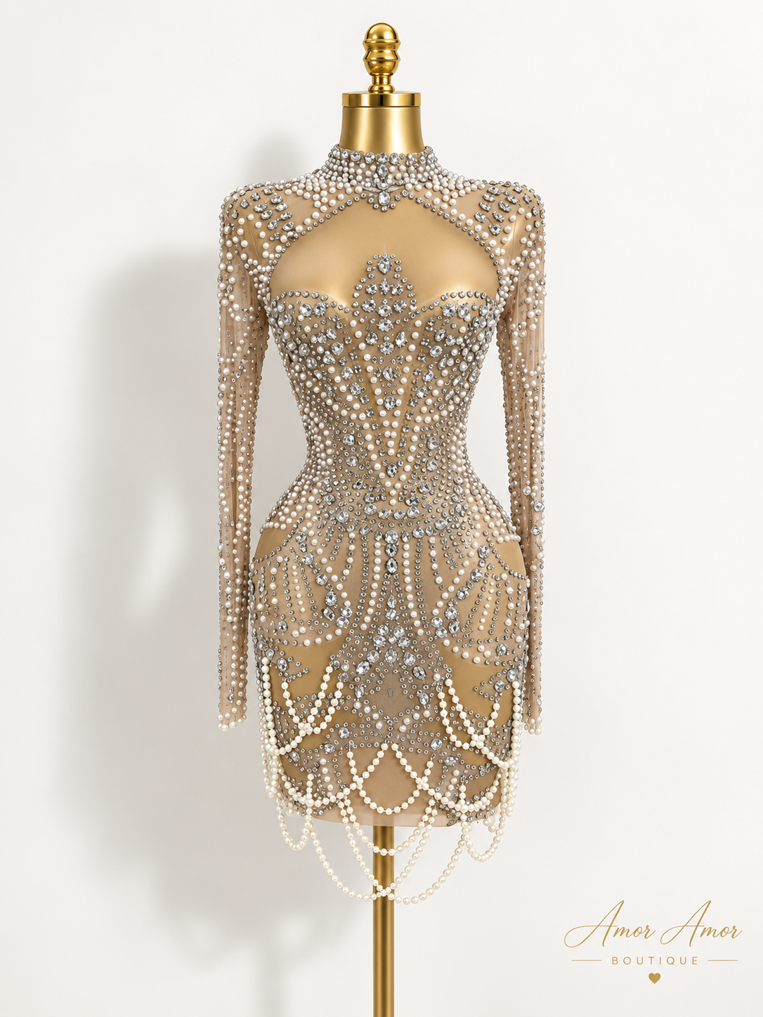 VESTIDO ROYAL PEARL DIAMOND