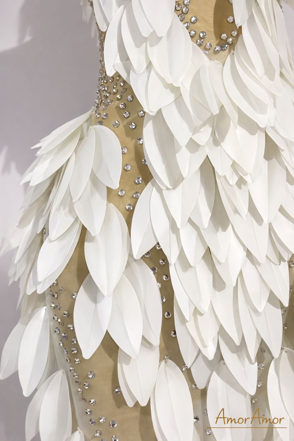 Vestido Hojas Celestiales