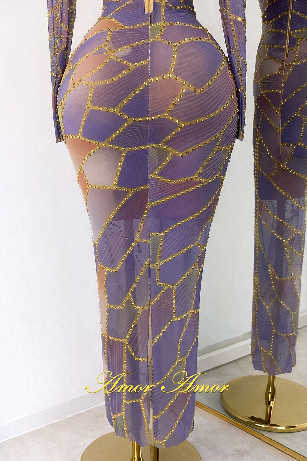 Vestido Golden Muse