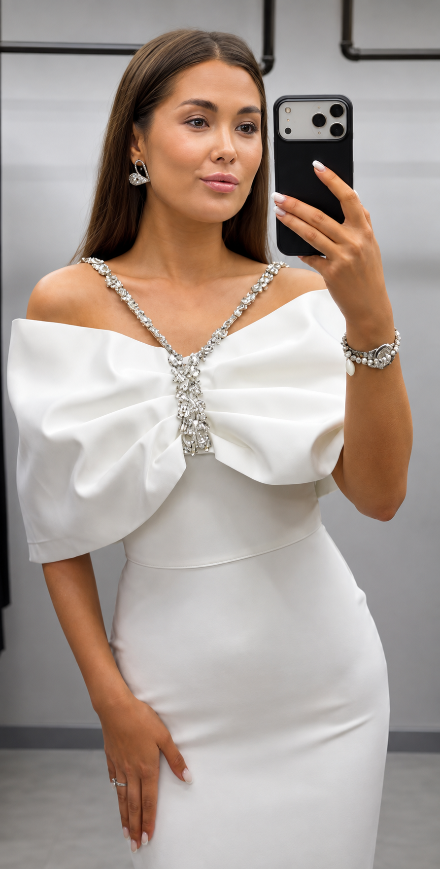 VESTIDO IVORY BANDAJE