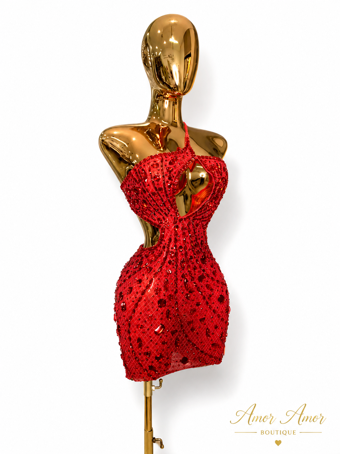 VESTIDO CORAZÓN RUBÍ