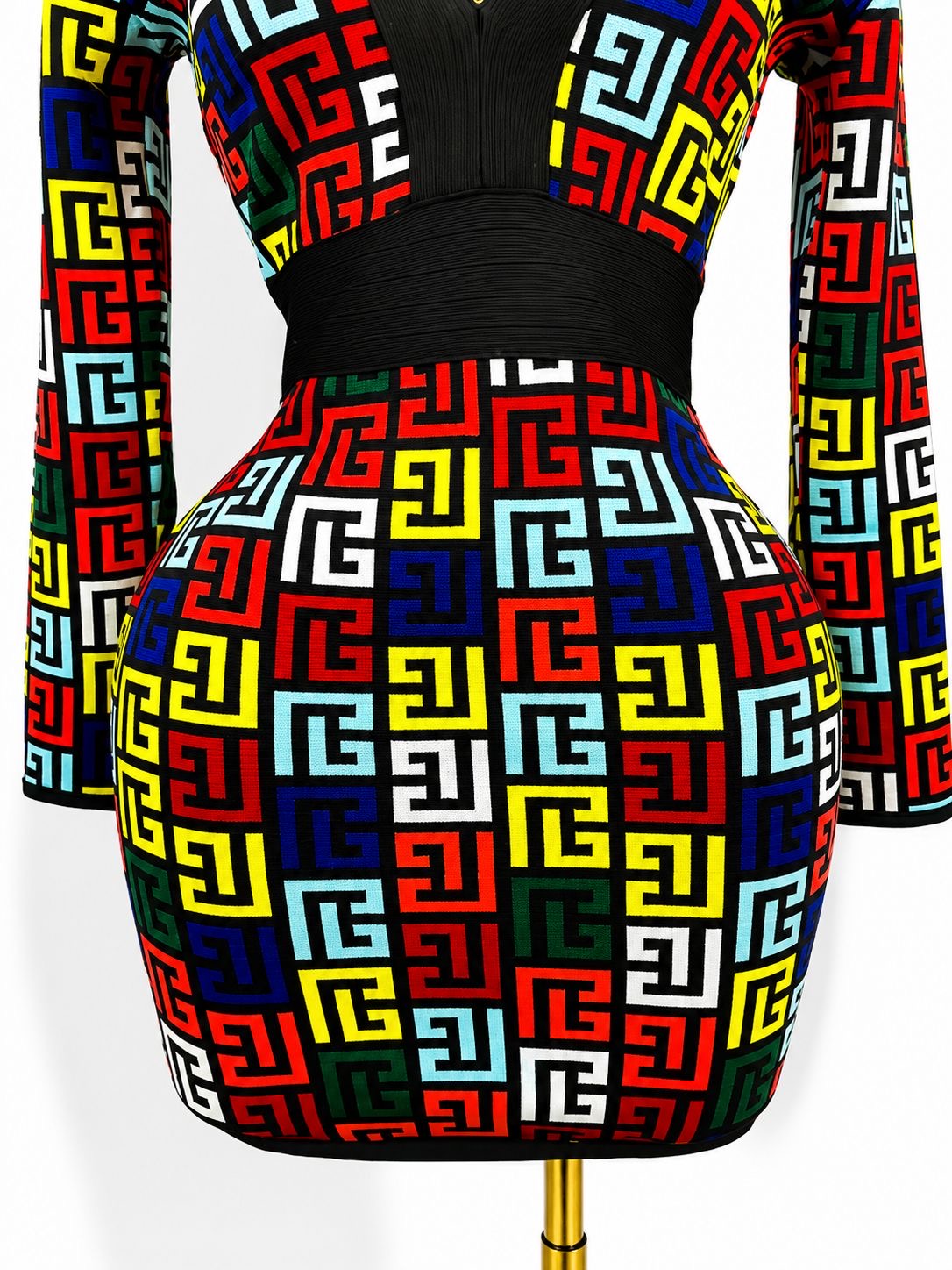 VESTIDO TELA BANDAGE ELÁSTICA TIPO FAJA  BRINDÁNDOTE SEGURIDAD  EN CADA PASO