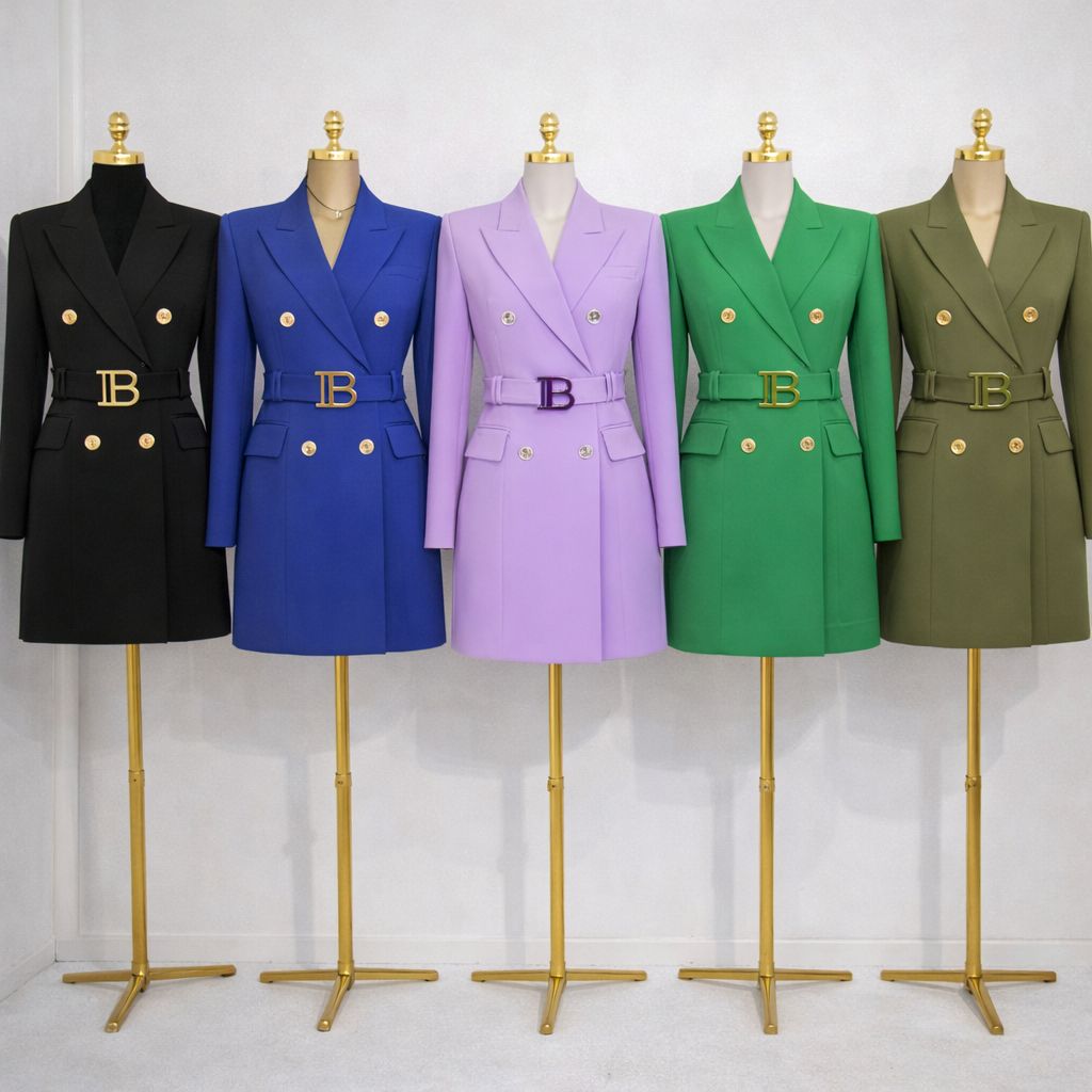 Vestido Blazer Rosé