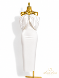VESTIDO IVORY BANDAJE