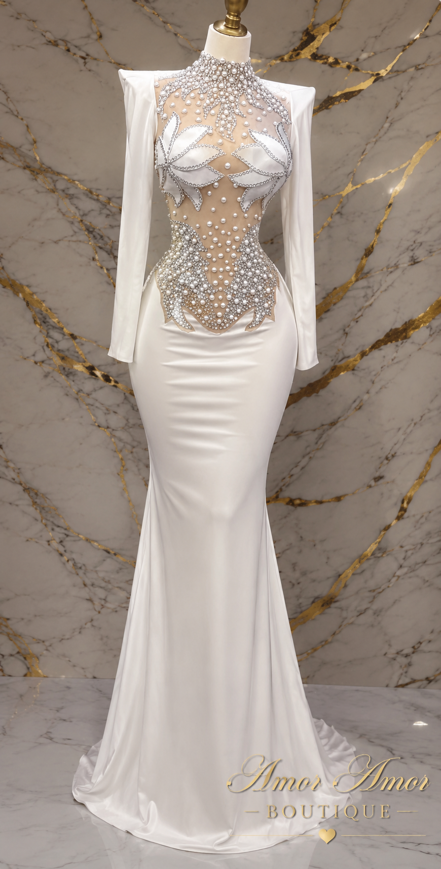 Vestido Sirena Crystal