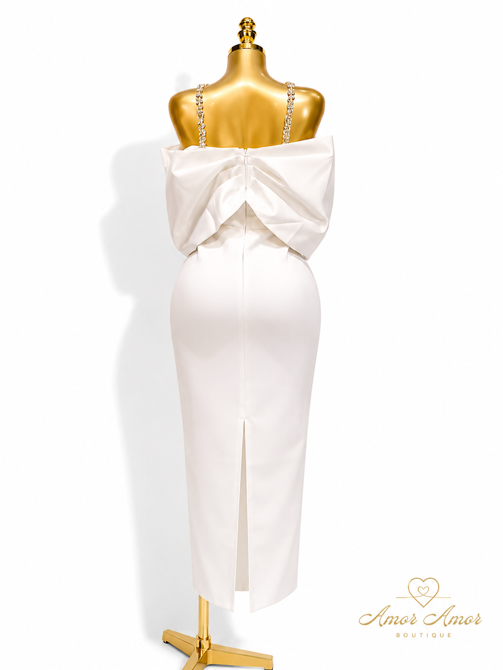 VESTIDO IVORY BANDAJE