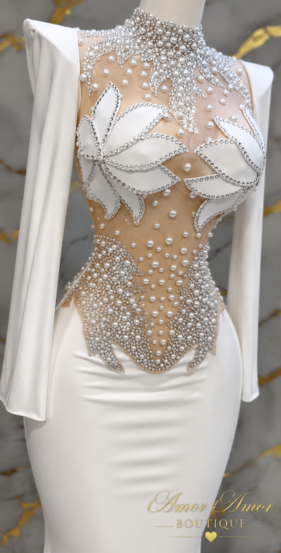 Vestido Sirena Crystal