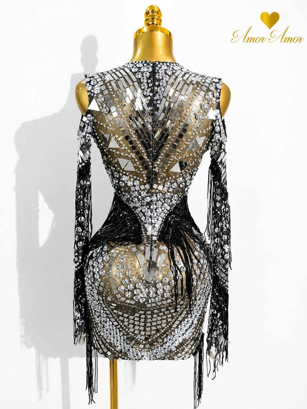 Vestido Silver Crystal