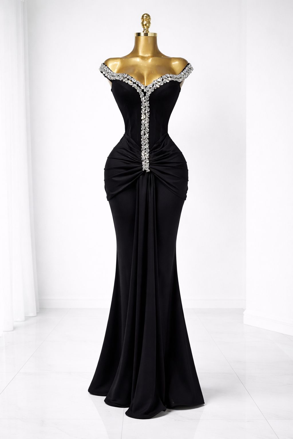 VESTIDO OBSIDIANA CRISTAL