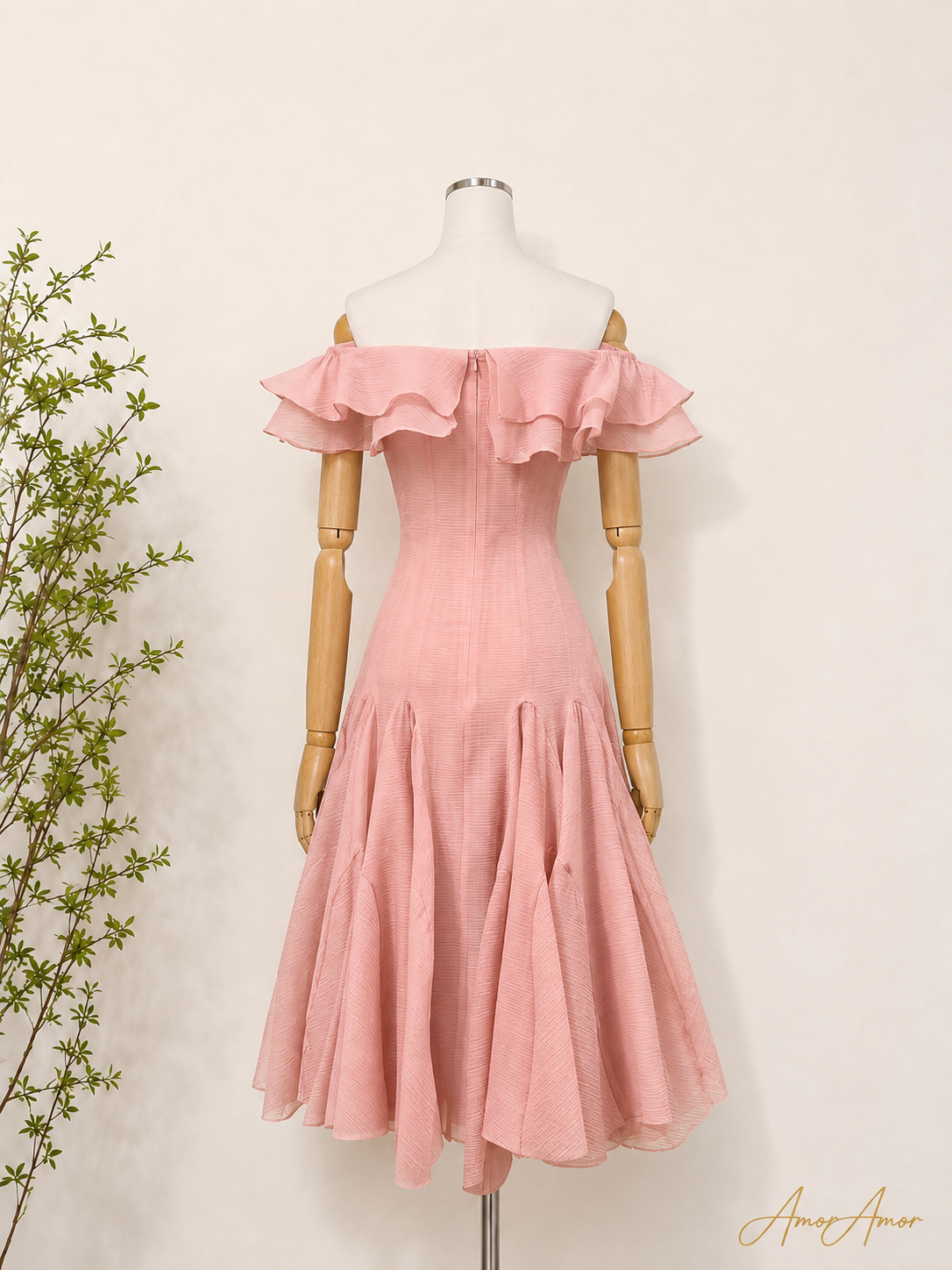 VESTIDO PRINCESA OFF SHOULDER